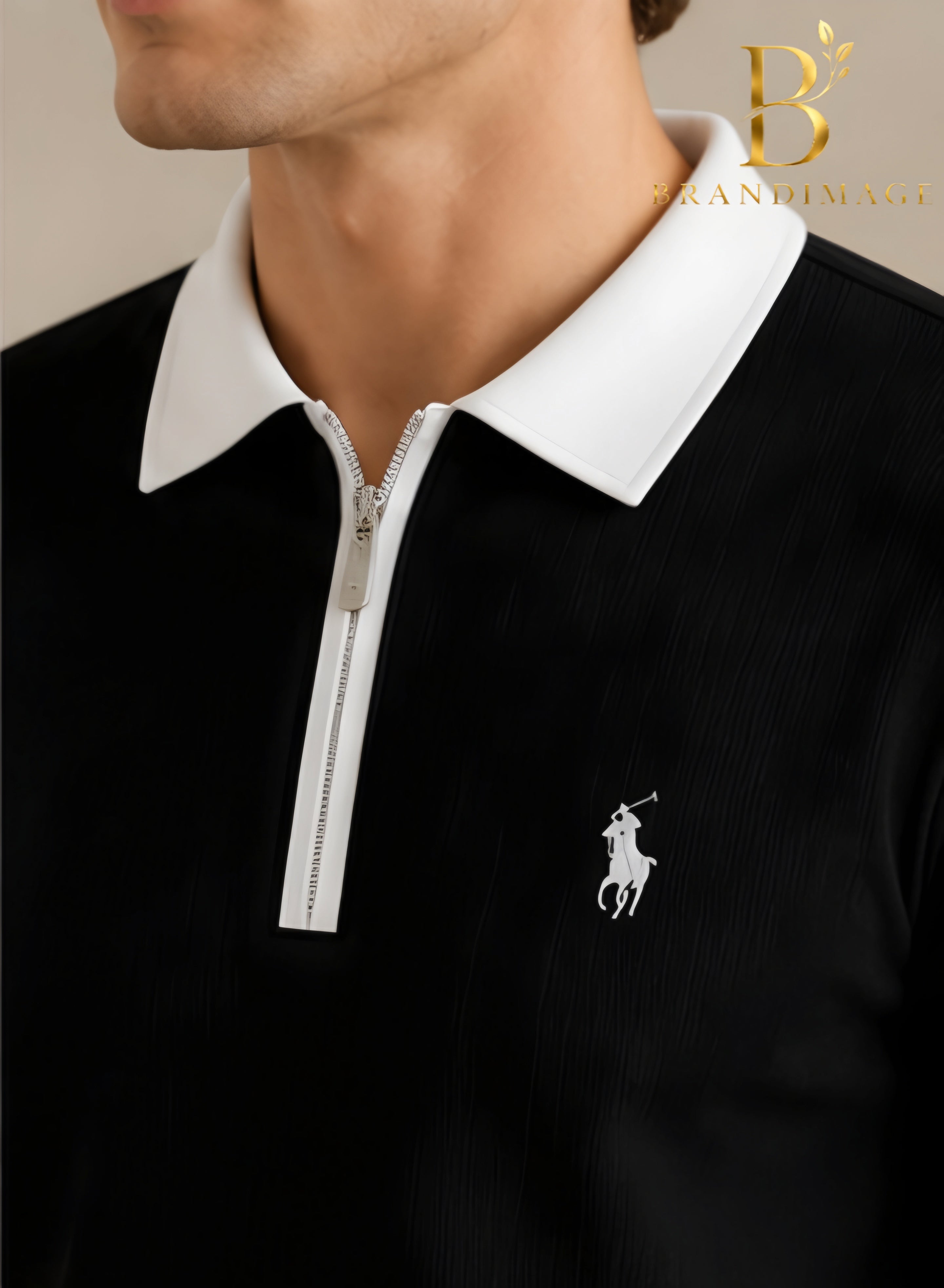 Premium BLACK Color Old Money Polo T-shirt