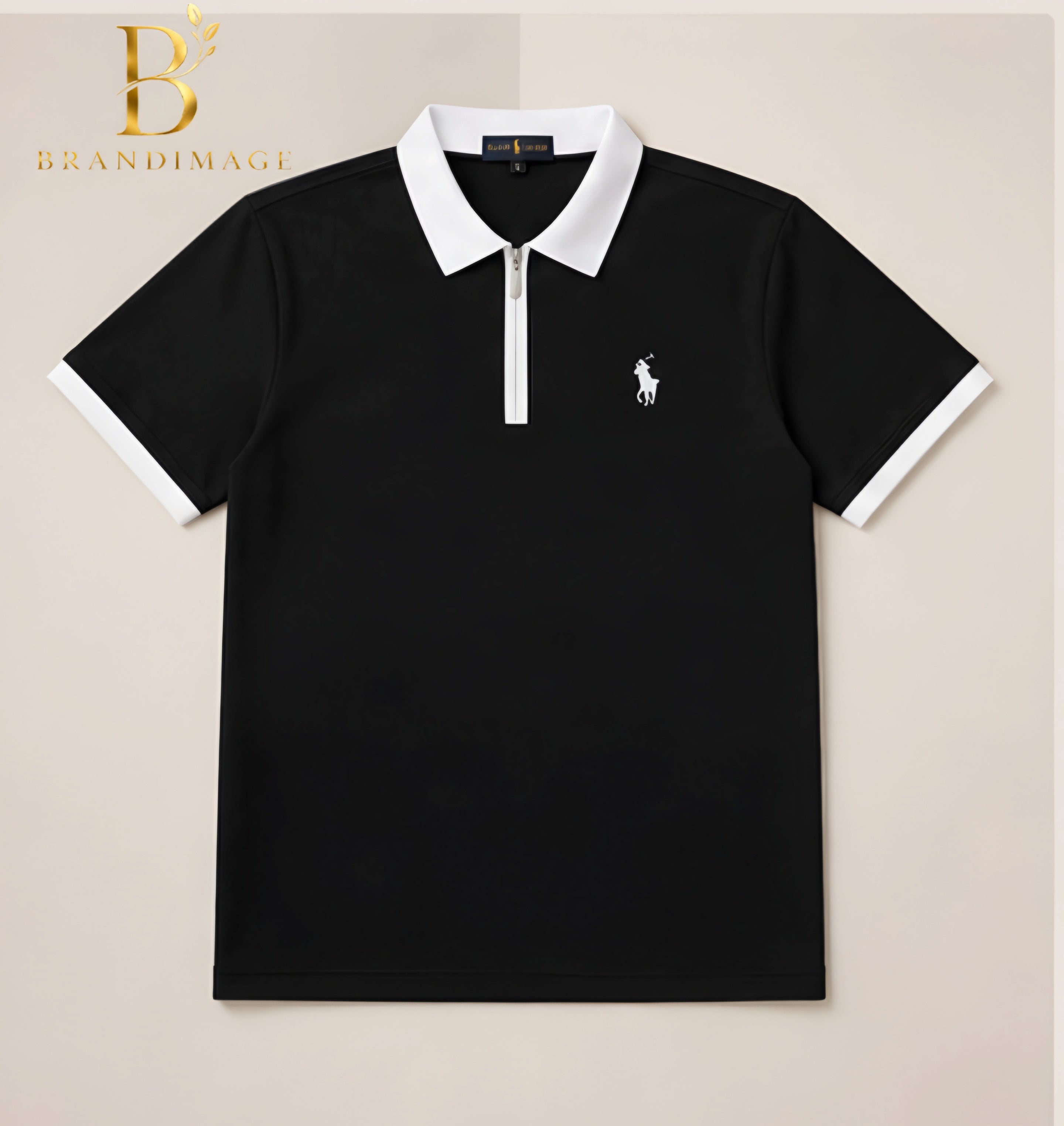 Premium BLACK Color Old Money Polo T-shirt