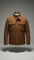 Brown Heritage Layered Jacket