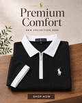 Premium quality old money Black White Polo