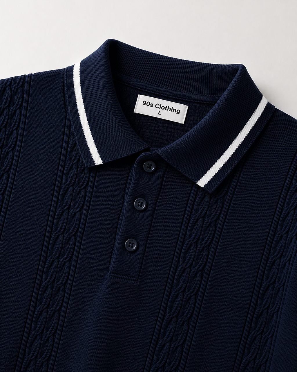 New Old Money Polo T-shirt Navy Blue