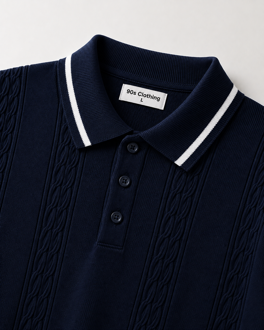 New Old Money Polo T-shirt Navy Blue