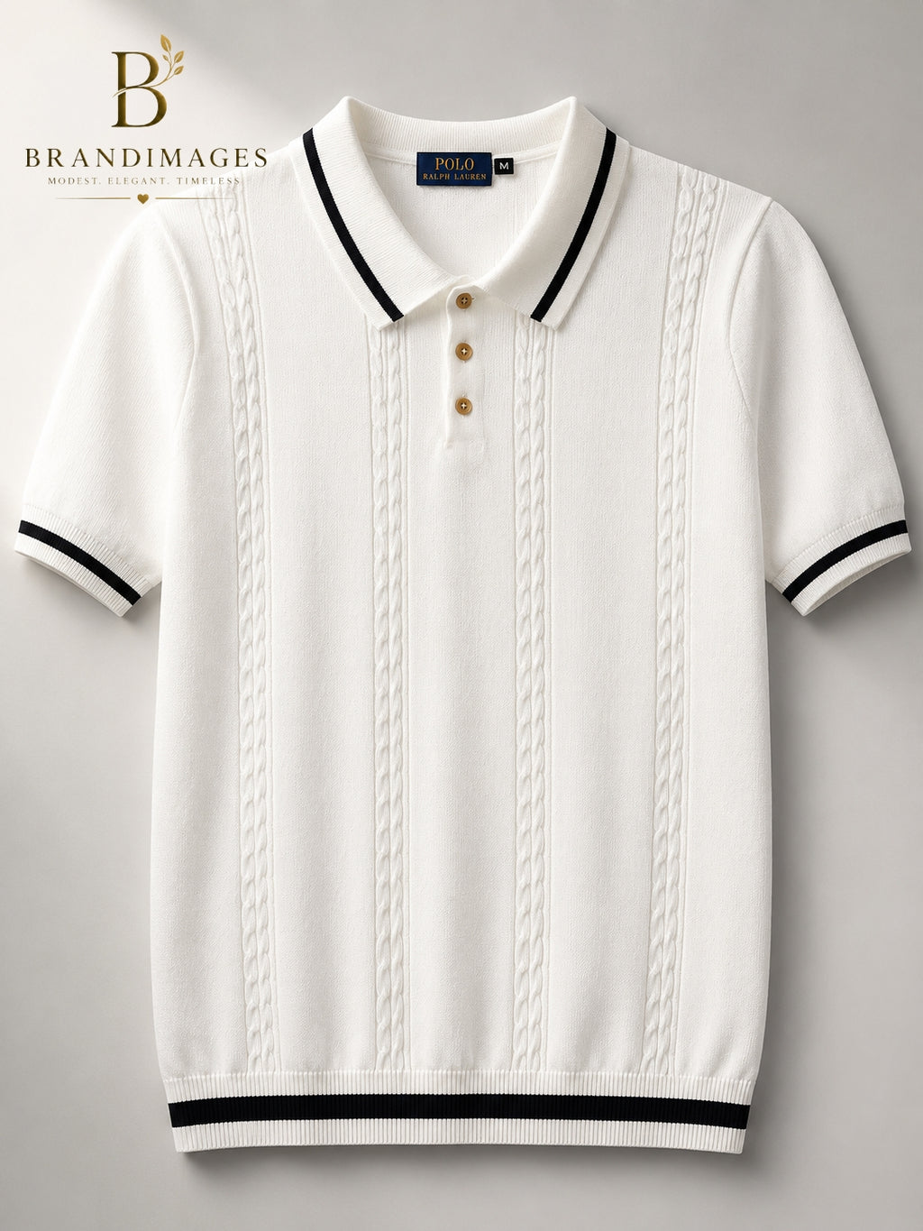 Old Money Polo T-shirt White color