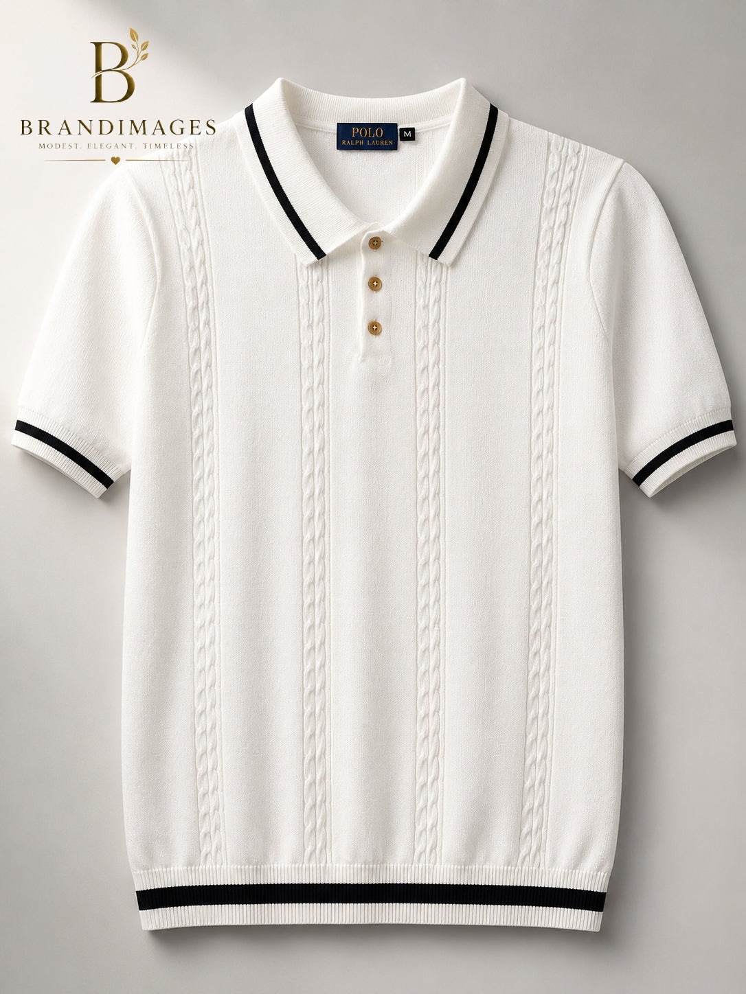 Old Money Polo T-shirt White color