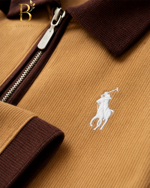 Brown Colour Old Money Polo T-shirt